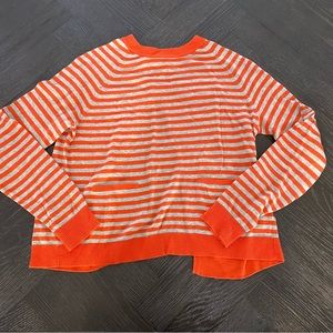 Charlie and Robin Womens Open Back Stripe Sweater
